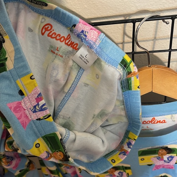 Piccolina Rosa Parks pajamas long sleeve set, size L, like new/great condition! - Picture 3 of 4